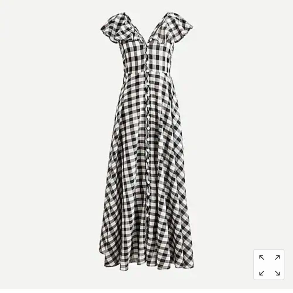 JCrew Ruffle Dress - Picture 2 of 2